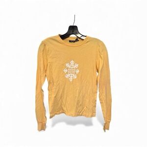 American Eagle  Vintage Yellow Long Sleeve Shirt Women's‎ XSM